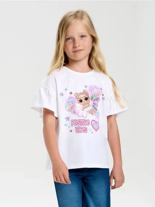Maglietta L O L Surprise - bianco