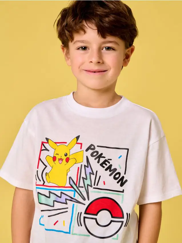 Maglietta Pokémon - bianco