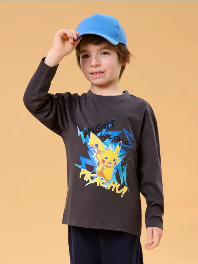 Maglietta Pokémon - grigio scuro