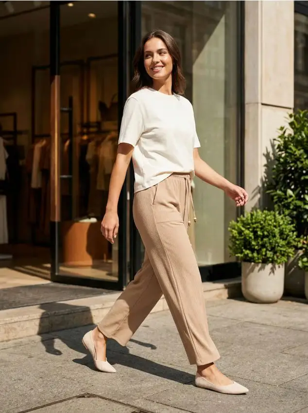 Maglietta sportiva - panna