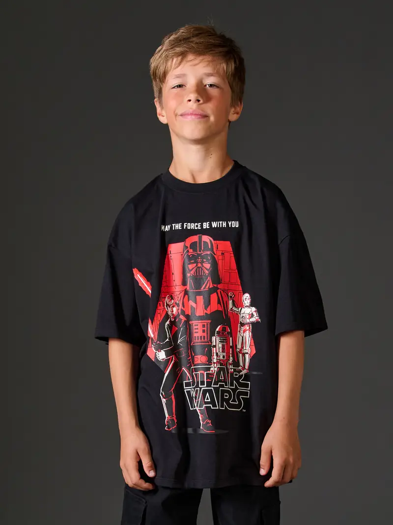 Maglietta Star Wars - nero miniatura 2