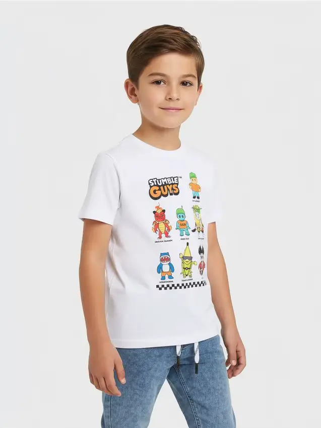 Maglietta Stumble Guys - bianco
