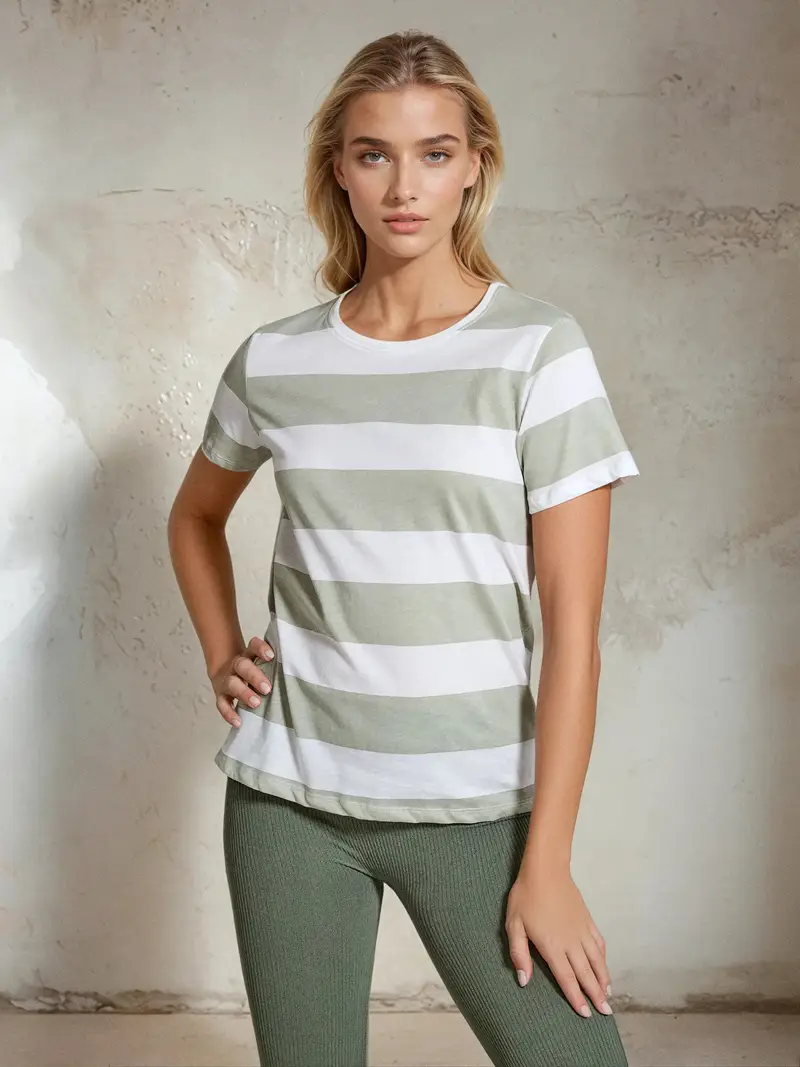 Maglietta - verde pallido miniatura 2