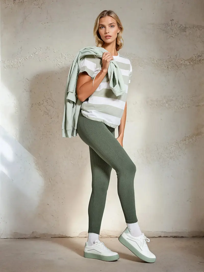 Maglietta - verde pallido miniatura 4