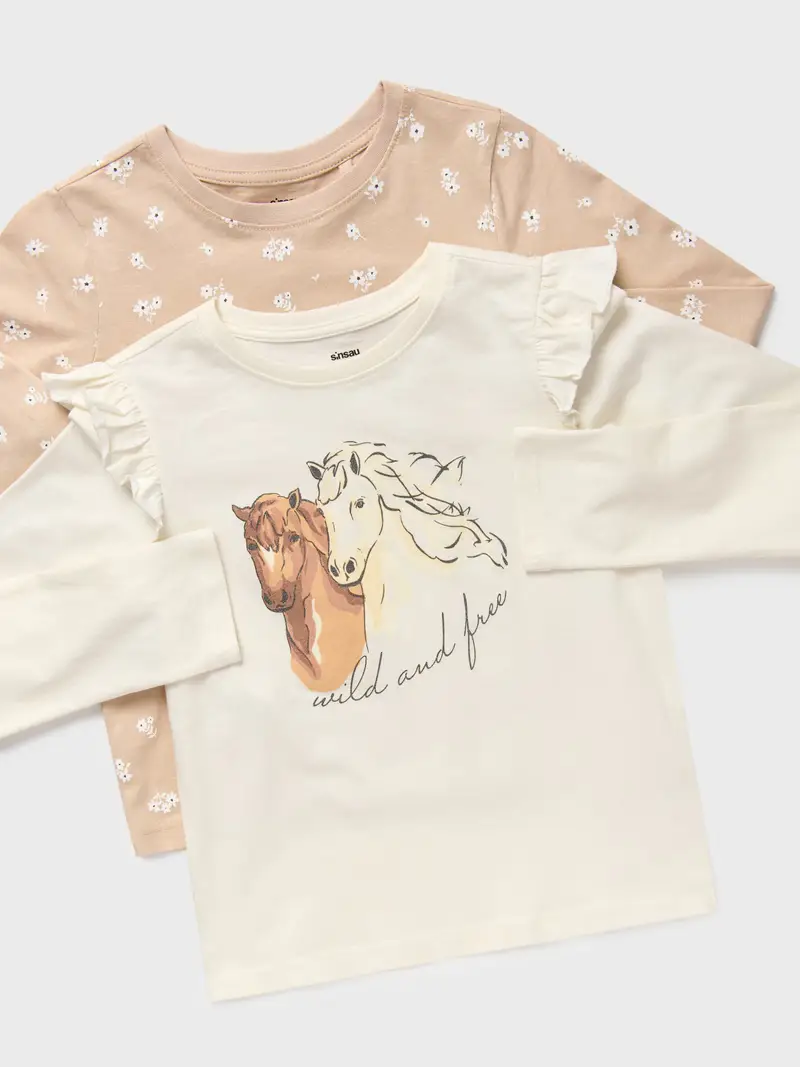 Magliette 2 pezzi - multicolor miniatura 5