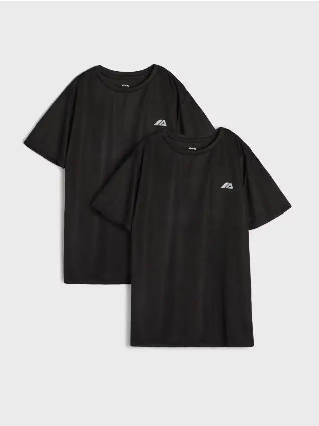 Magliette sportive 2 confezioni - nero