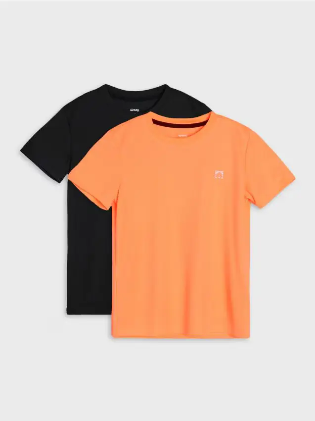 Magliette sportive 2 confezioni - nero