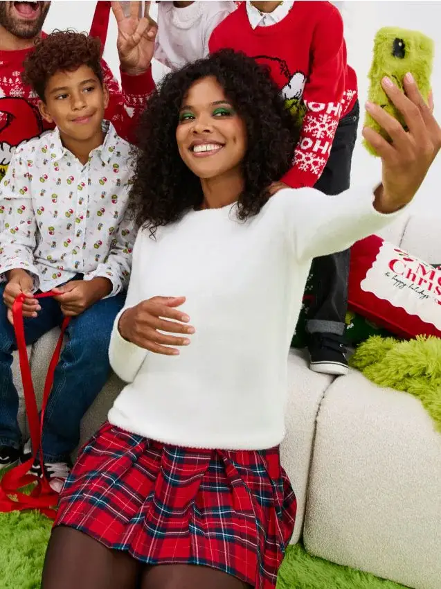 Maglione basic - bianco