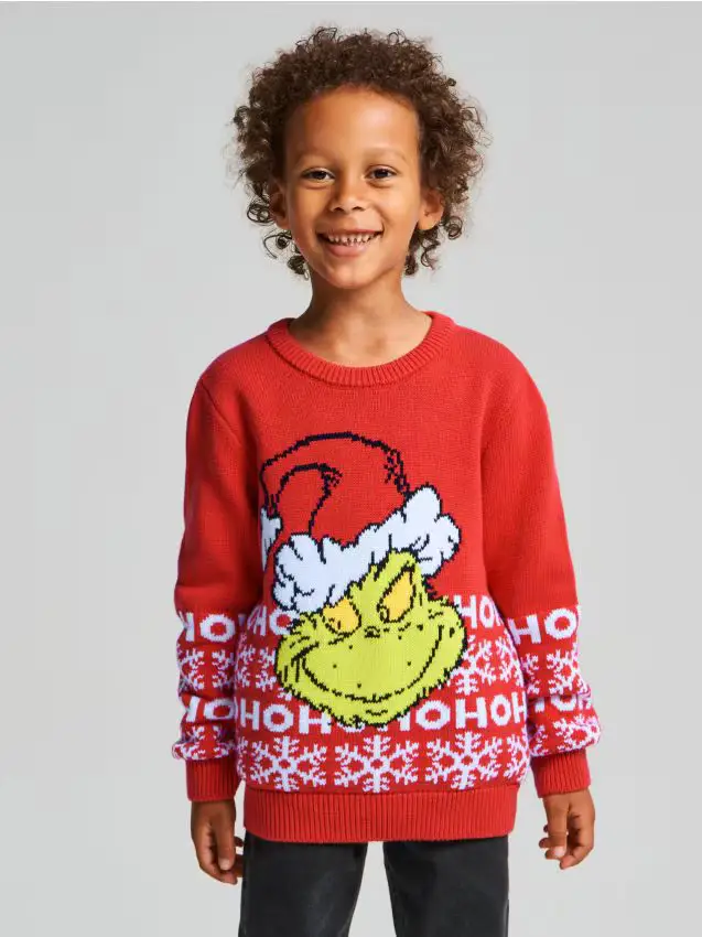 Maglione di Natale Grinch - rosso