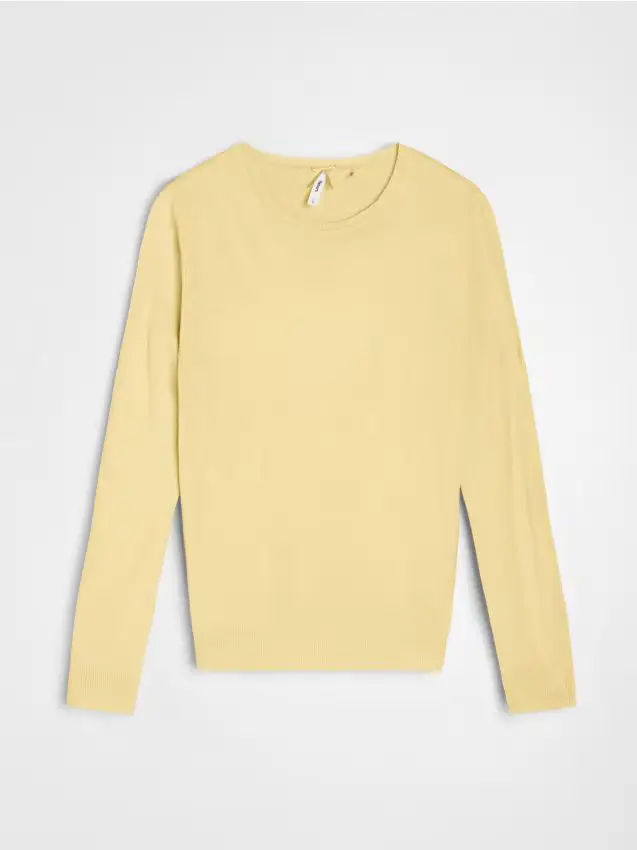 Maglione leggero basic - giallo