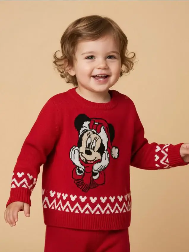Maglione Minnie Mouse - rosso