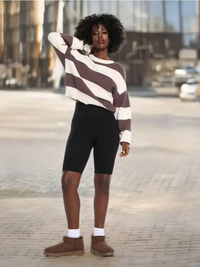 Maglione - viola acciaio