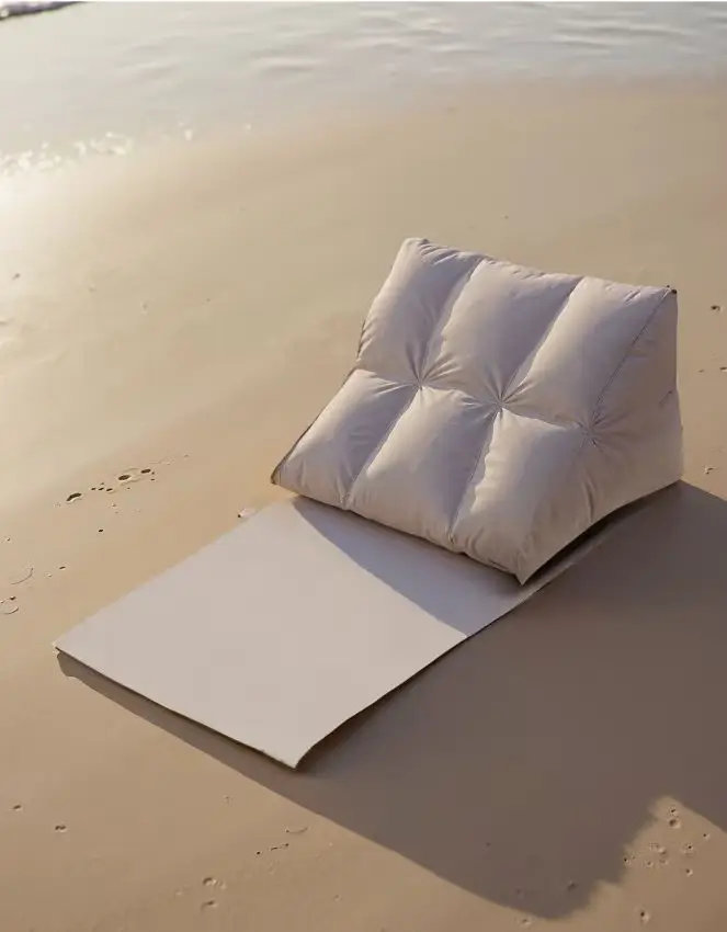 Materassino gonfiabile - grigio chiaro