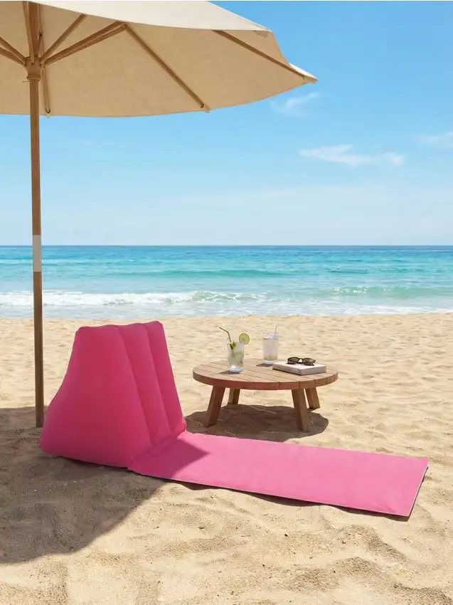 Materassino gonfiabile - rosa pastello