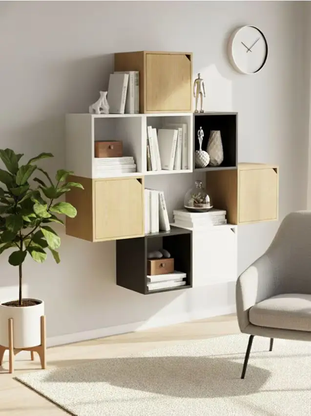 Mensola quadrata - nero