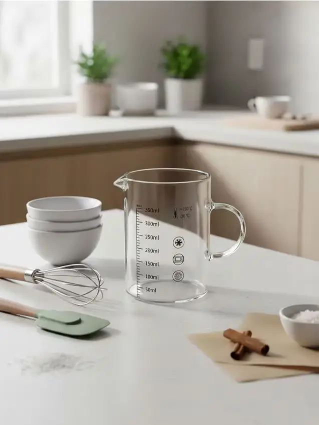 Misurino in vetro con manico - clear