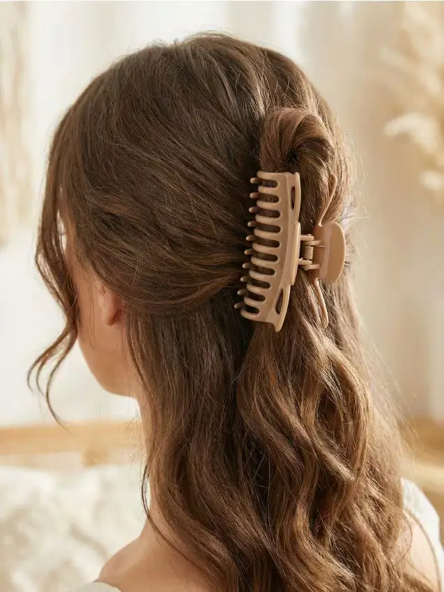 Mollettone per capelli - beige