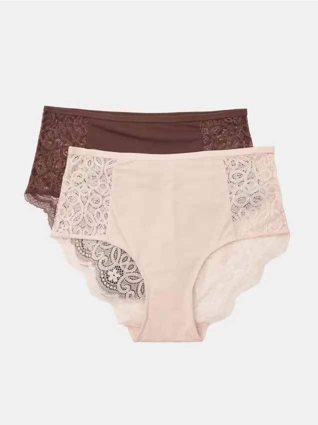 Mutande hipster 2 pezzi - nero