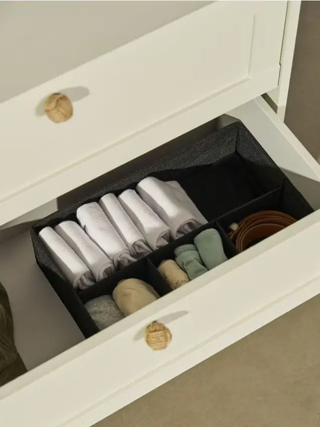 Organizer per cassetto - nero