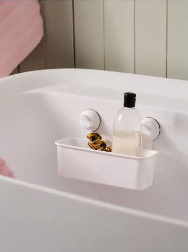 Organizer per il bagno - bianco