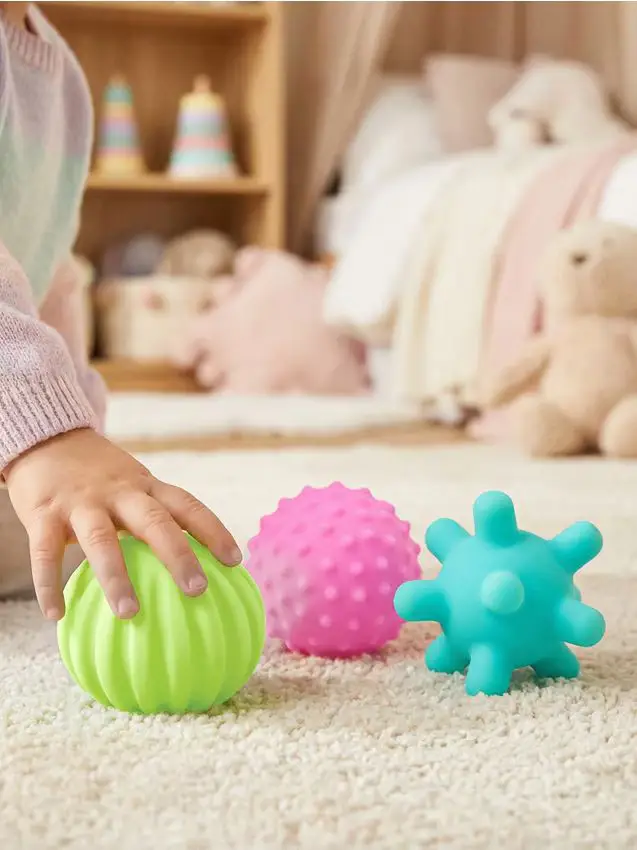 Palline sensoriali - Set da 3 pezzi - multicolor