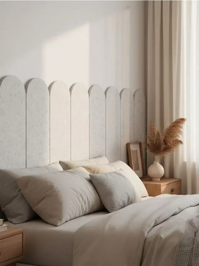 Pannelli in feltro per pareti 5 pack - grigio chiaro