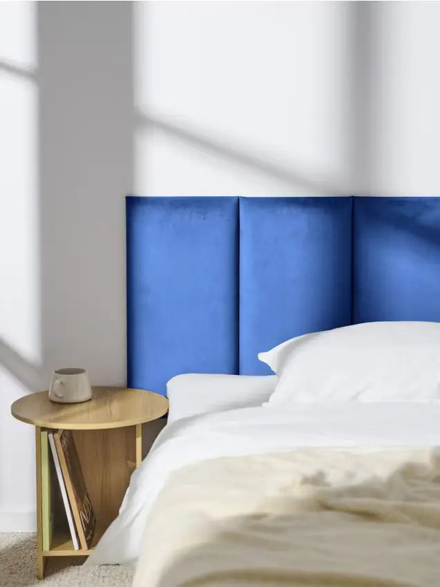 Pannello murale imbottito - blu scuro