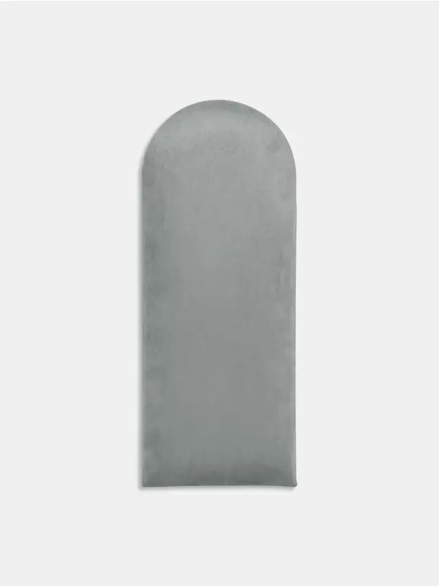 Pannello murale imbottito - grigio scuro