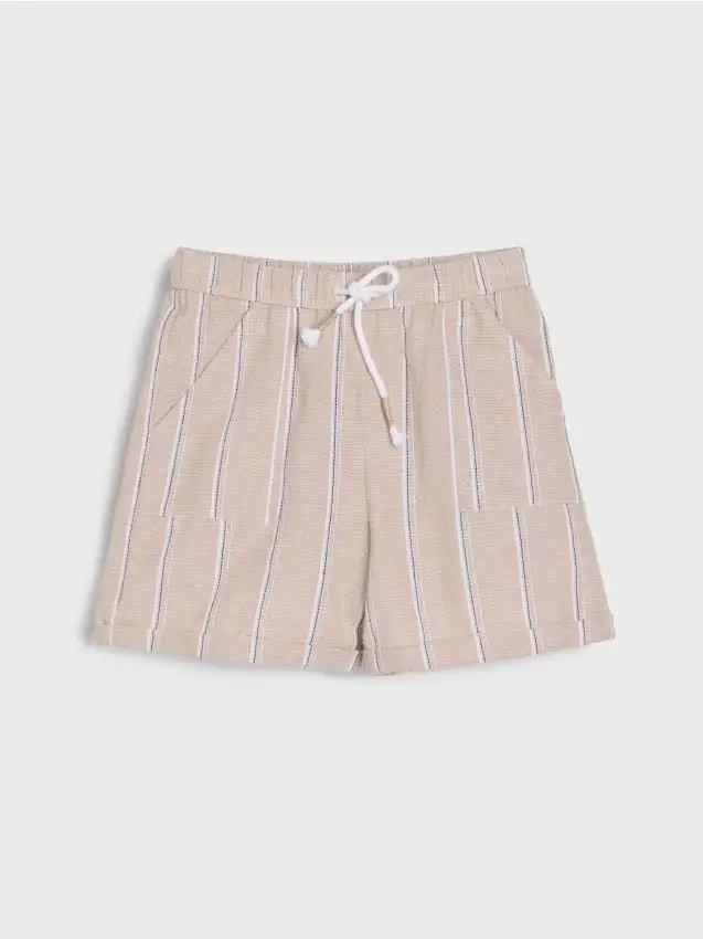 Pantaloncini a righe - multicolor