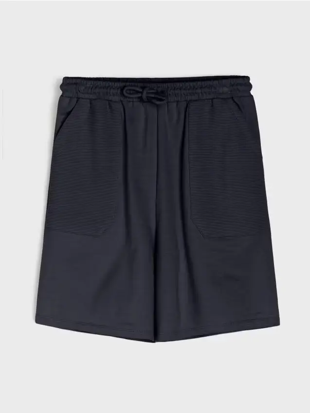 Pantaloncini a vestibilità ampia - blu scuro