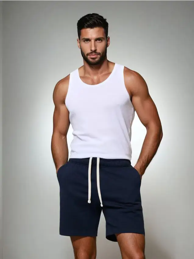 Pantaloncini basic - blu scuro