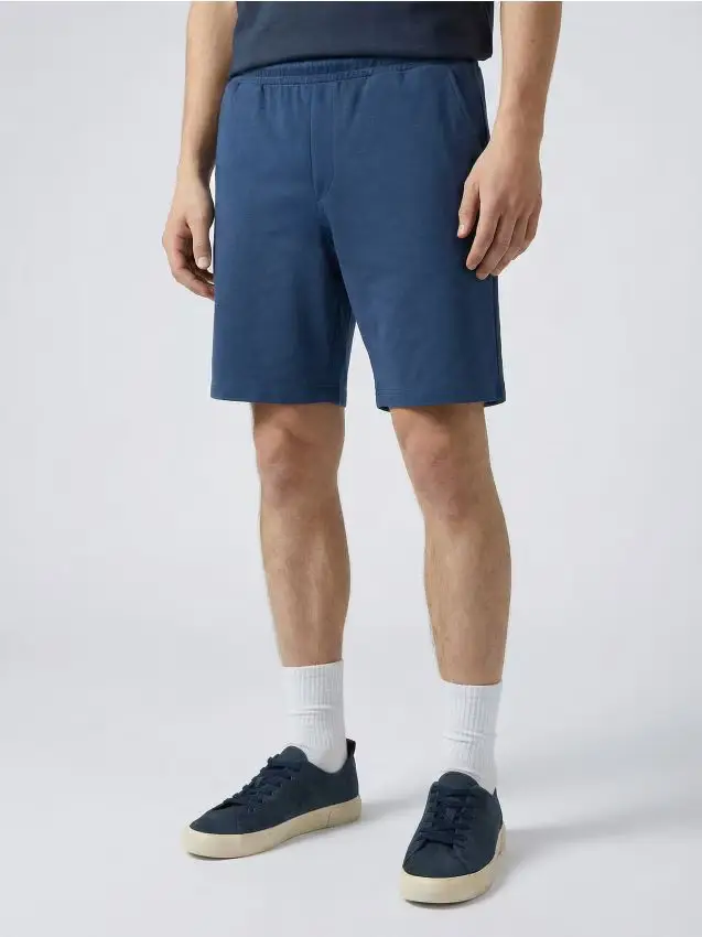 Pantaloncini basic - grey blue