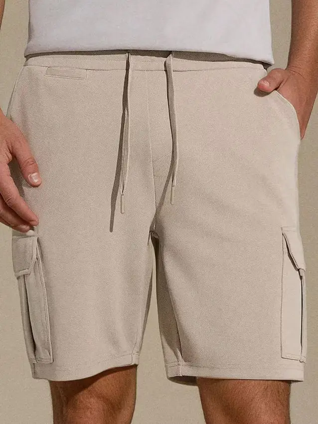 Pantaloncini cargo - beige