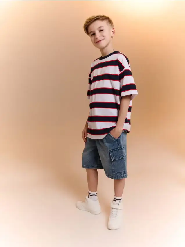 Pantaloncini cargo - blu