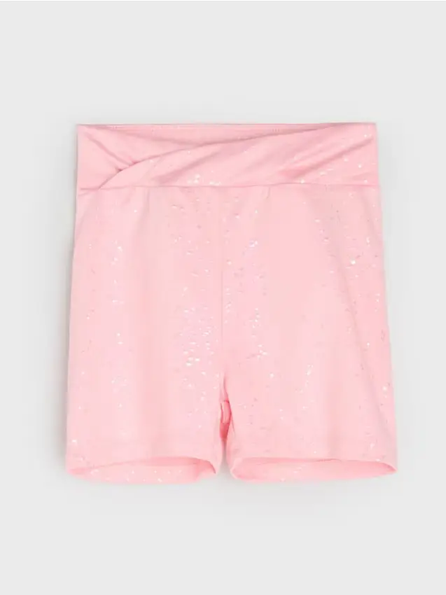 Pantaloncini ciclista sportivi Active - rosa cipria