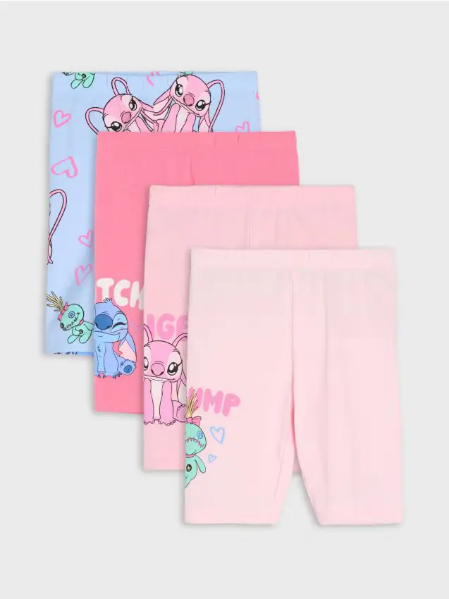 Pantaloncini da ciclismo 4 pack Lilo & Stitch - multicolor