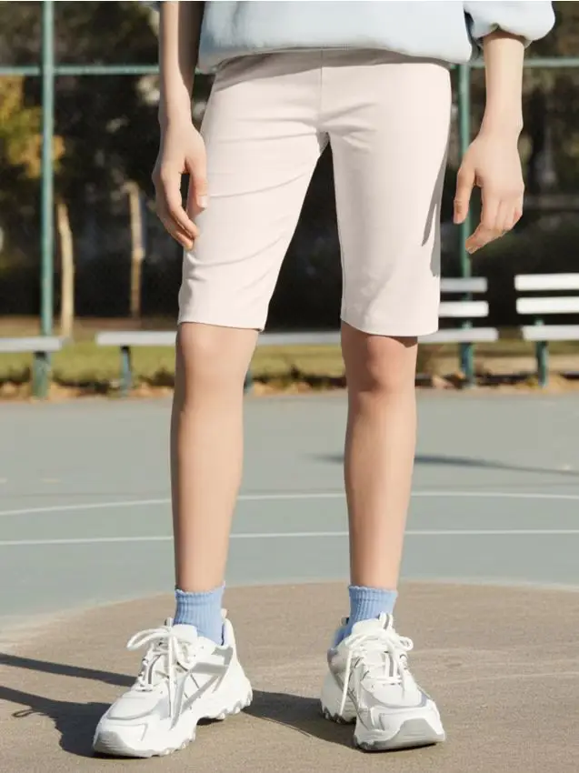 Pantaloncini da ciclismo - beige