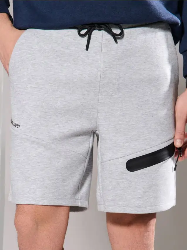 Pantaloncini di felpa - grigio chiaro