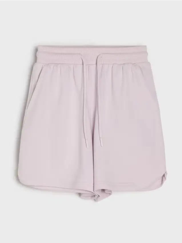 Pantaloncini di felpa - lavanda