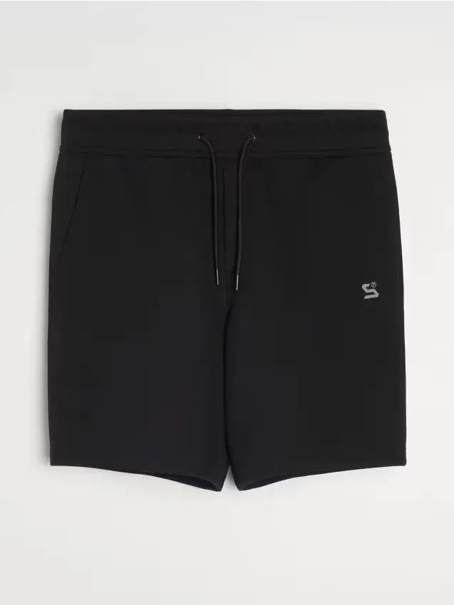 Pantaloncini in cotone - nero