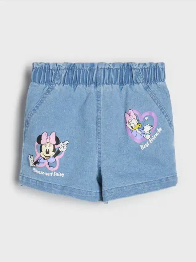 Pantaloncini in denim Disney - blu