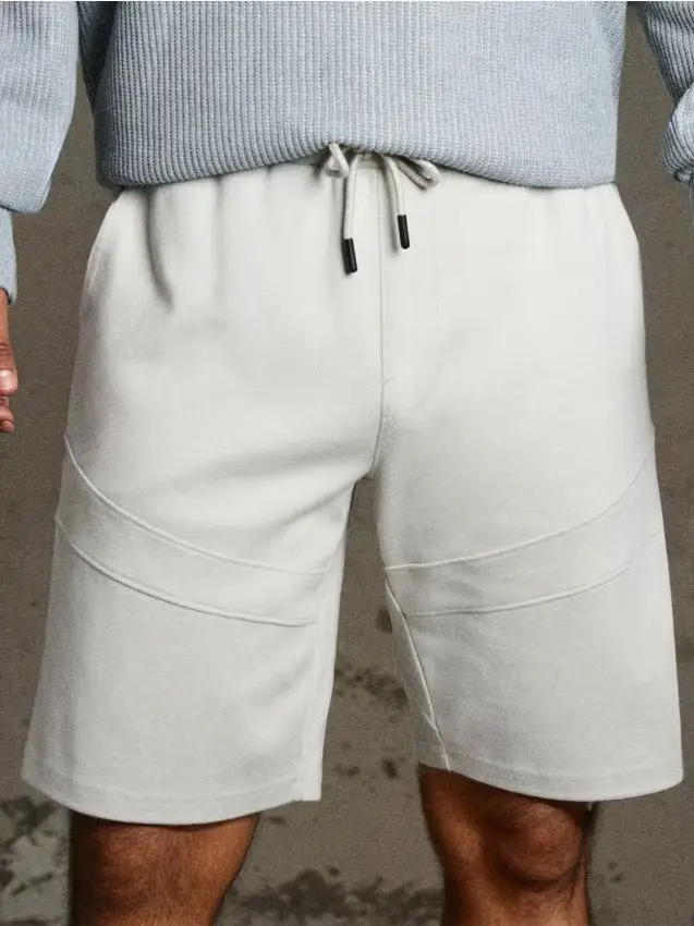 Pantaloncini jogger - nude