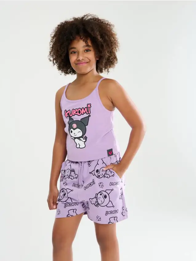 Pantaloncini Kuromi - lavanda