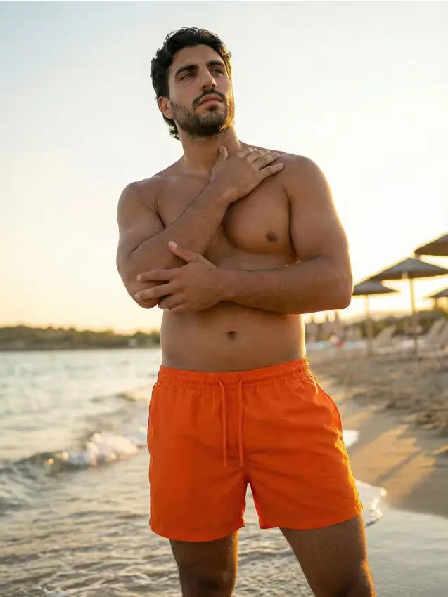 Pantaloncini mare - arancione