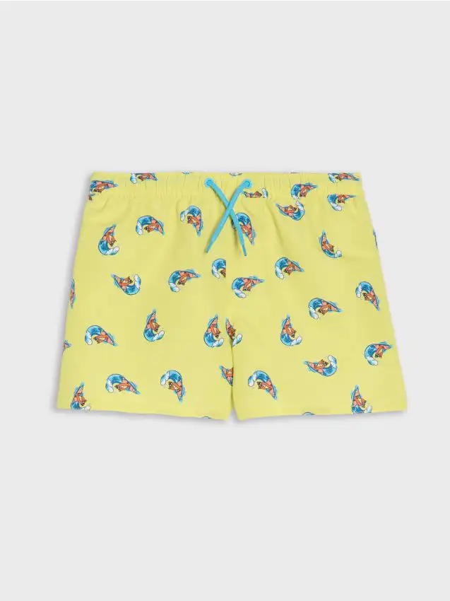 Pantaloncini mare - giallo acido