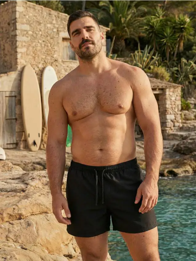 Pantaloncini mare - nero