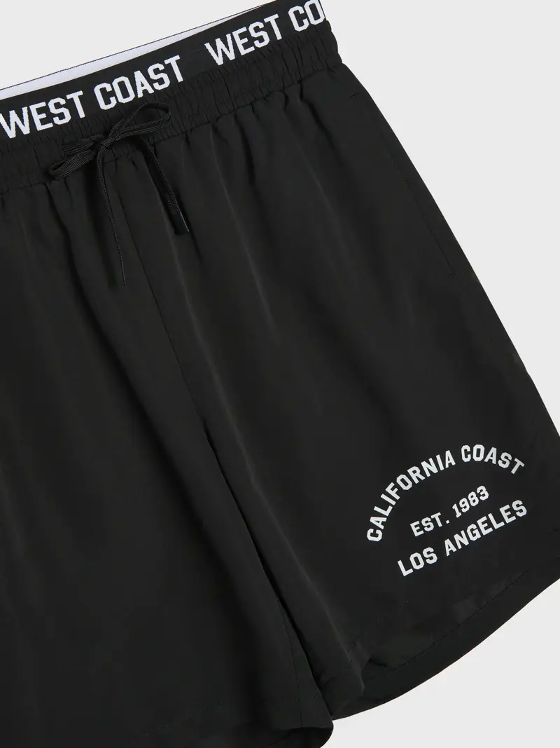 Pantaloncini mare - nero miniatura 4