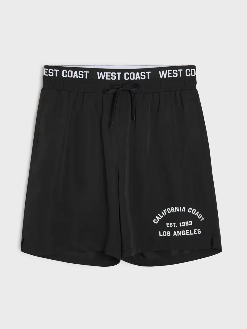 Pantaloncini mare - nero miniatura 5