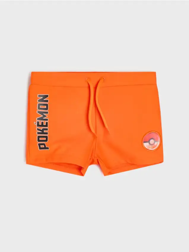 Pantaloncini mare Pokémon - arancione
