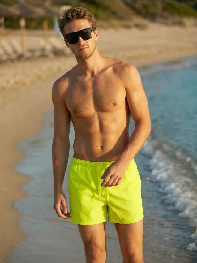 Pantaloncini mare - verde-giallo